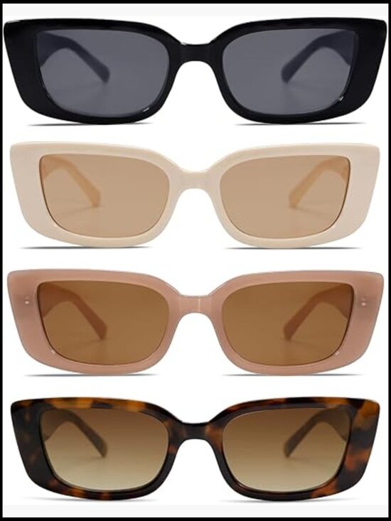Retro Square Sunglasses Y2K Vintage UV Protection